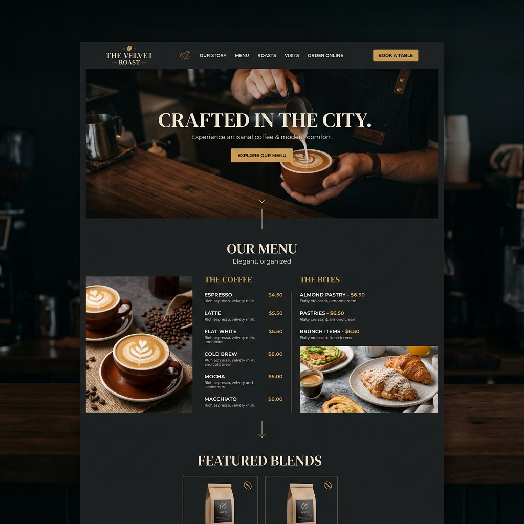 Coffeehouse Demo Website